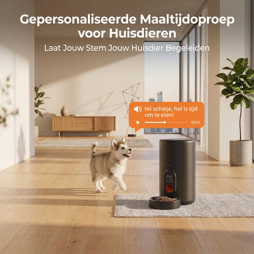 Slimme Automatische Dierenvoeder Met Persoonlijke Oproep