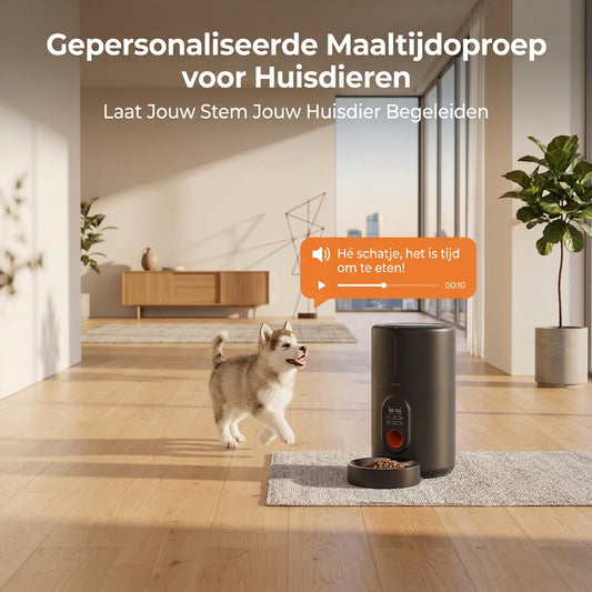 Slimme Automatische Voerbak Met Uw Persoonlijke Spraak Functie